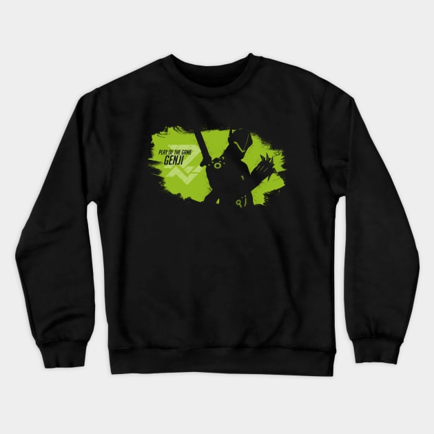 Play of the game - Genji Crewneck Sweatshirt by samuray